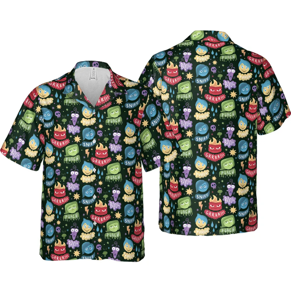 Colourful Mind Inside Out Hawaiian Shirt - 4
