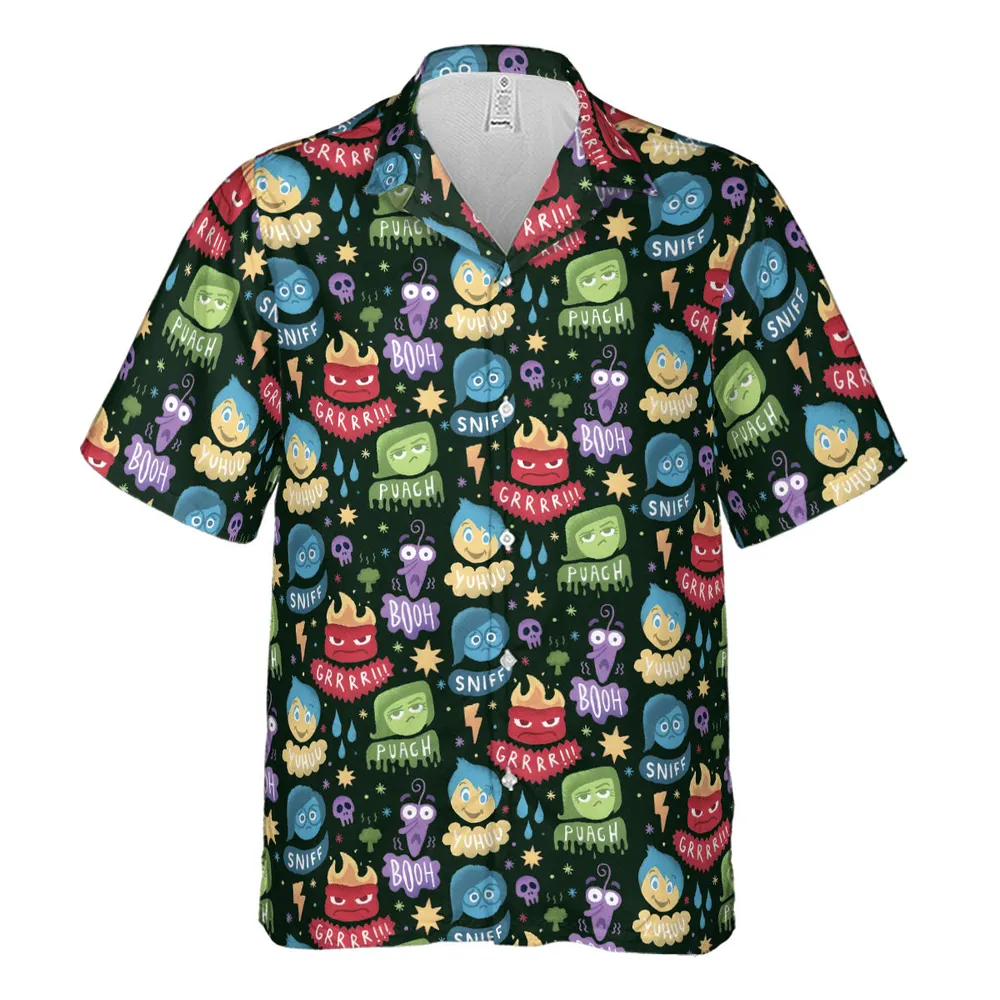 Colourful Mind Inside Out Hawaiian Shirt - 2