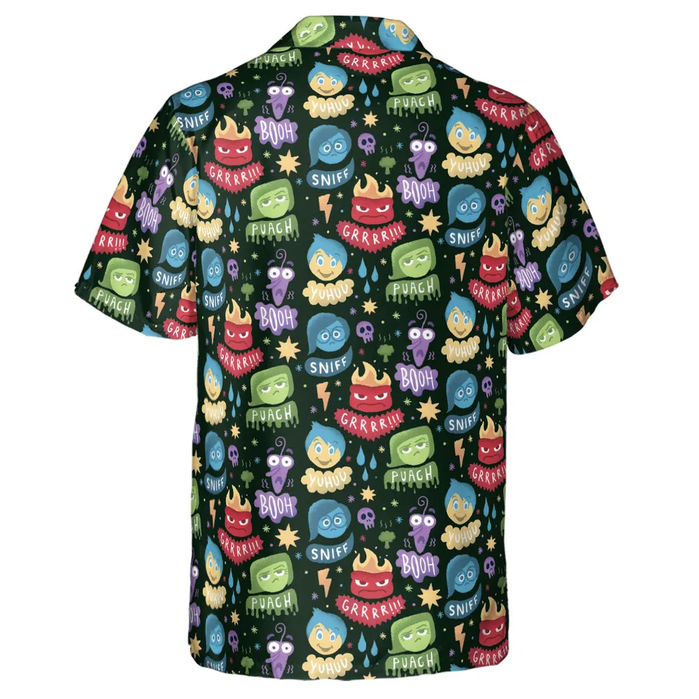 Colourful Mind Inside Out Hawaiian Shirt - 3