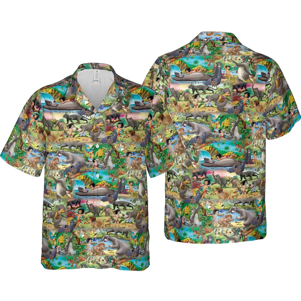 The Jungle Book Rudyard Kipling Seamless Hawaiian Shirt - 4