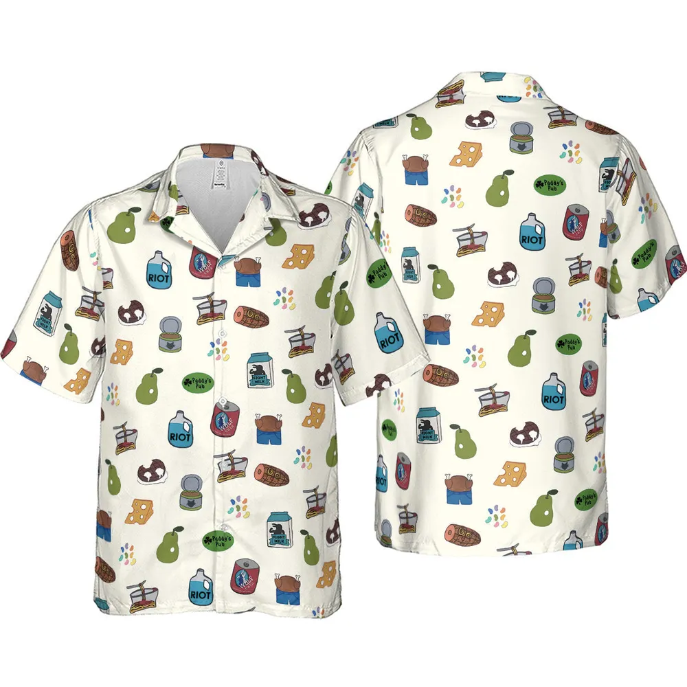 The Food of It's Always Sunny In Philadelphia Hawaiian Shirt - 4