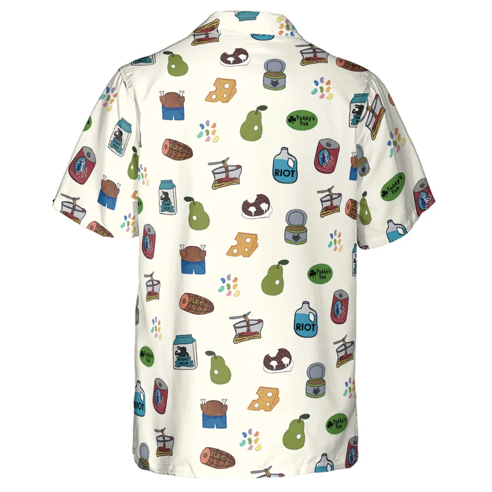 The Food of It's Always Sunny In Philadelphia Hawaiian Shirt - 3