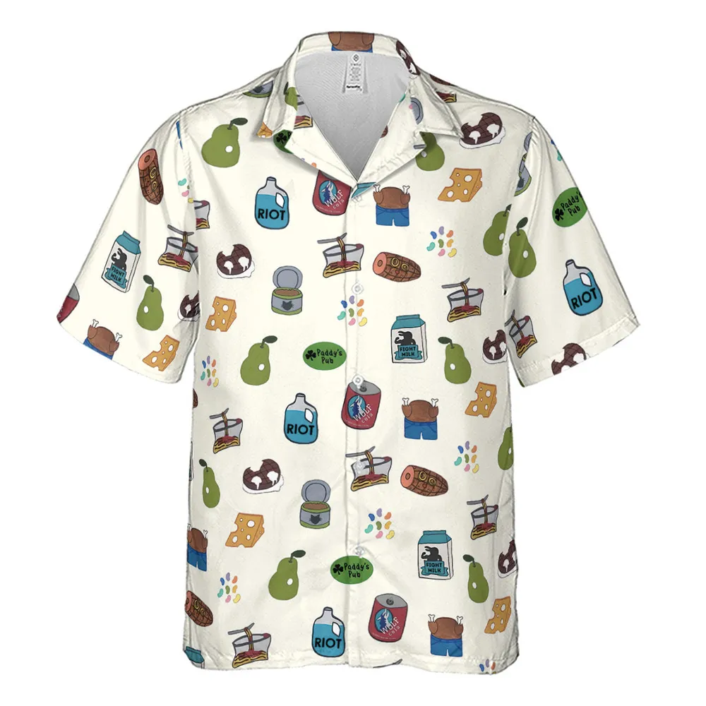 The Food of It's Always Sunny In Philadelphia Hawaiian Shirt - 2