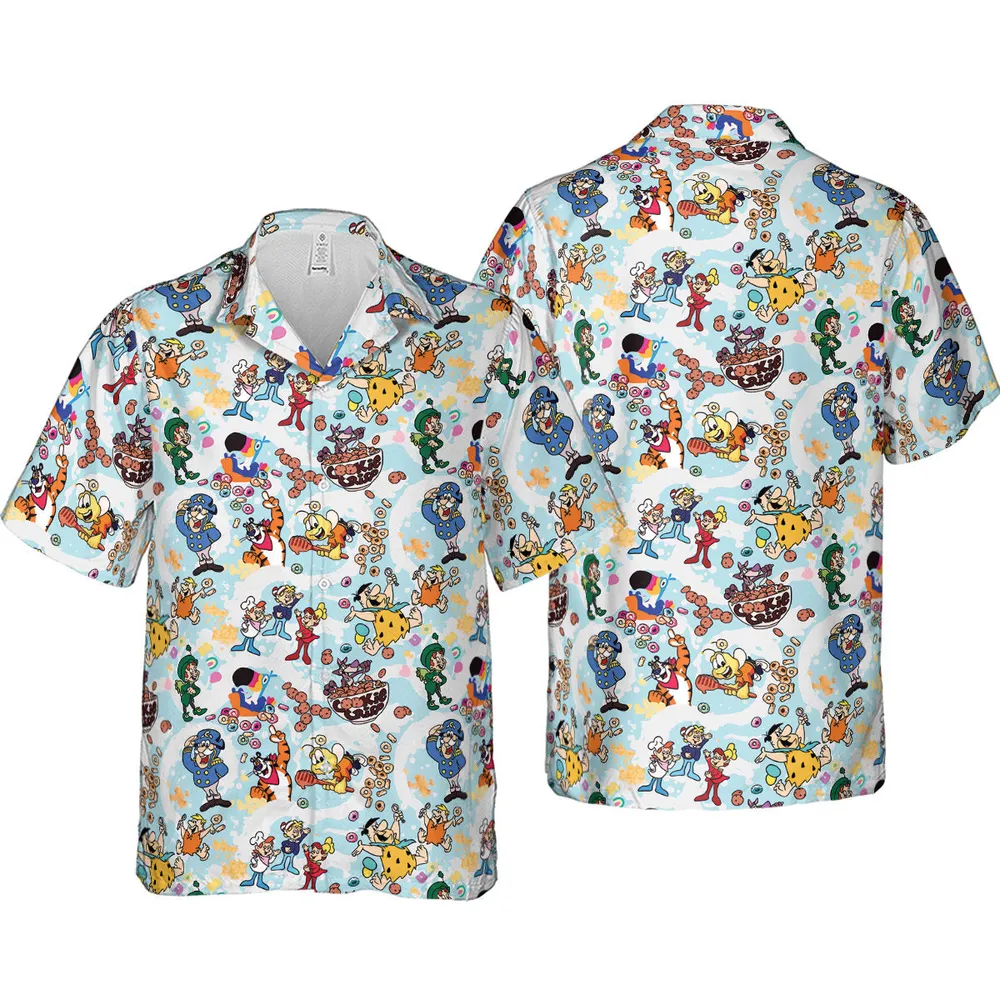 Cereal Favs Large Scale Hawaiian Shirt - 4