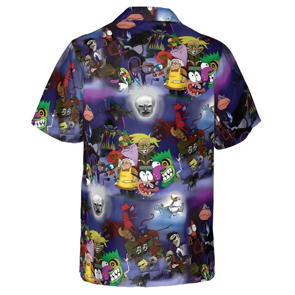 Fearless Courage the Cowardly Dog Hawaiian Shirt - 3