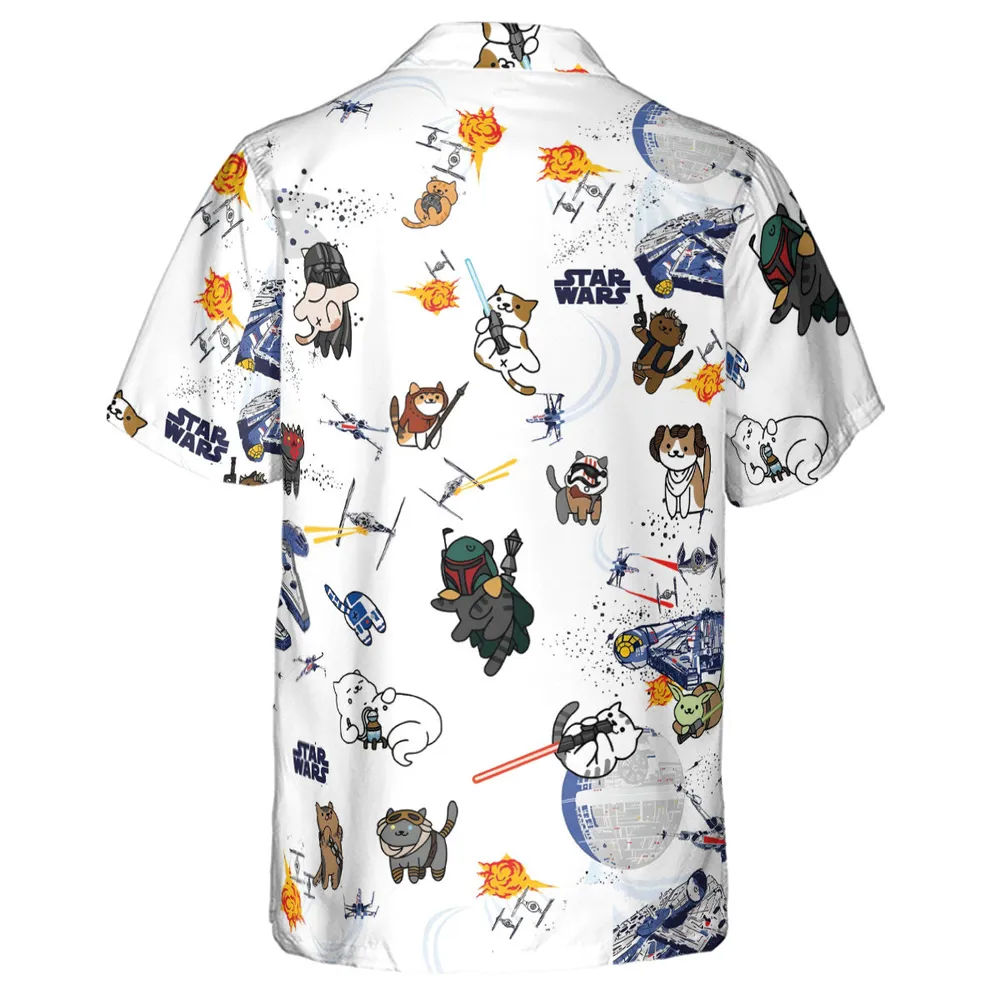 Star Wars Cats Hawaiian Shirt - 3