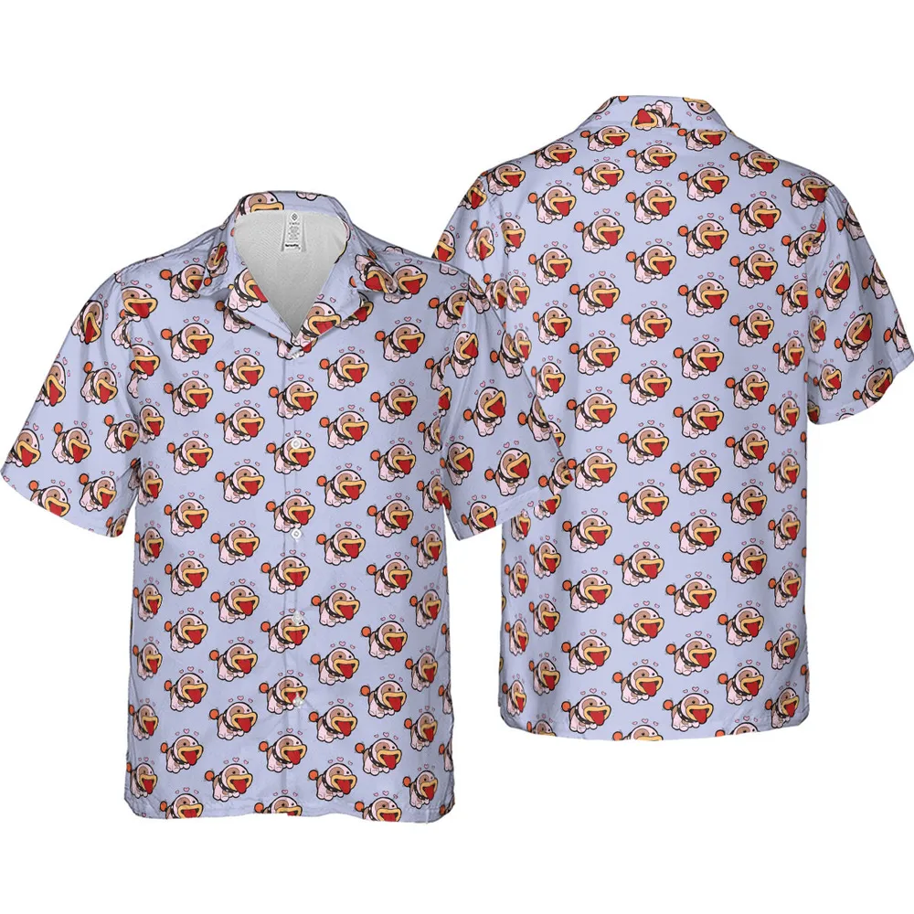 Poochy From Super Mario Hawaiian Shirt - 4