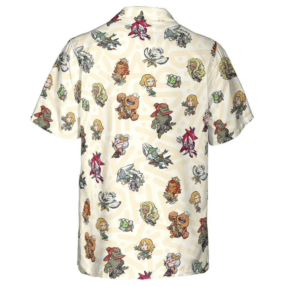 Link Look The Legend of Zelda Hawaiian Shirt - 3