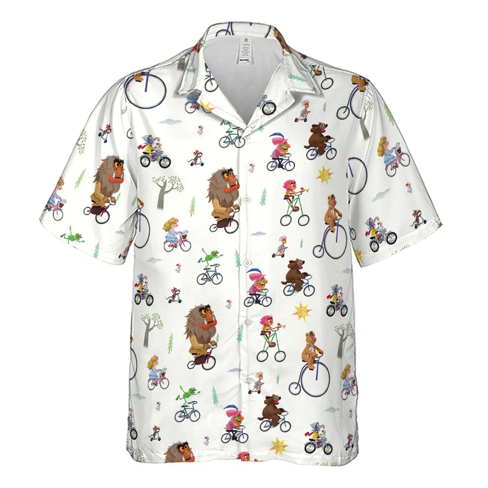 The Muppet Movie Bike Scene Hawaiian Shirt - 2