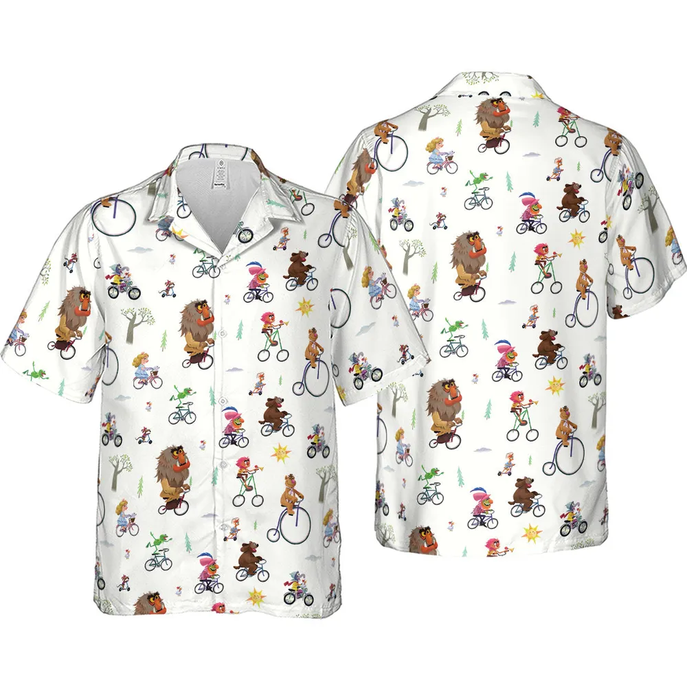 The Muppet Movie Bike Scene Hawaiian Shirt - 4