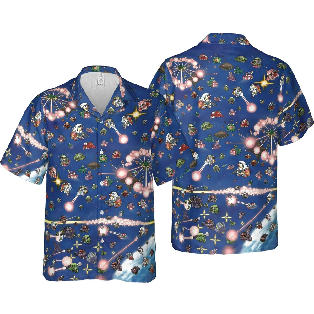SD Gundam Battle Hawaiian Shirt - 4