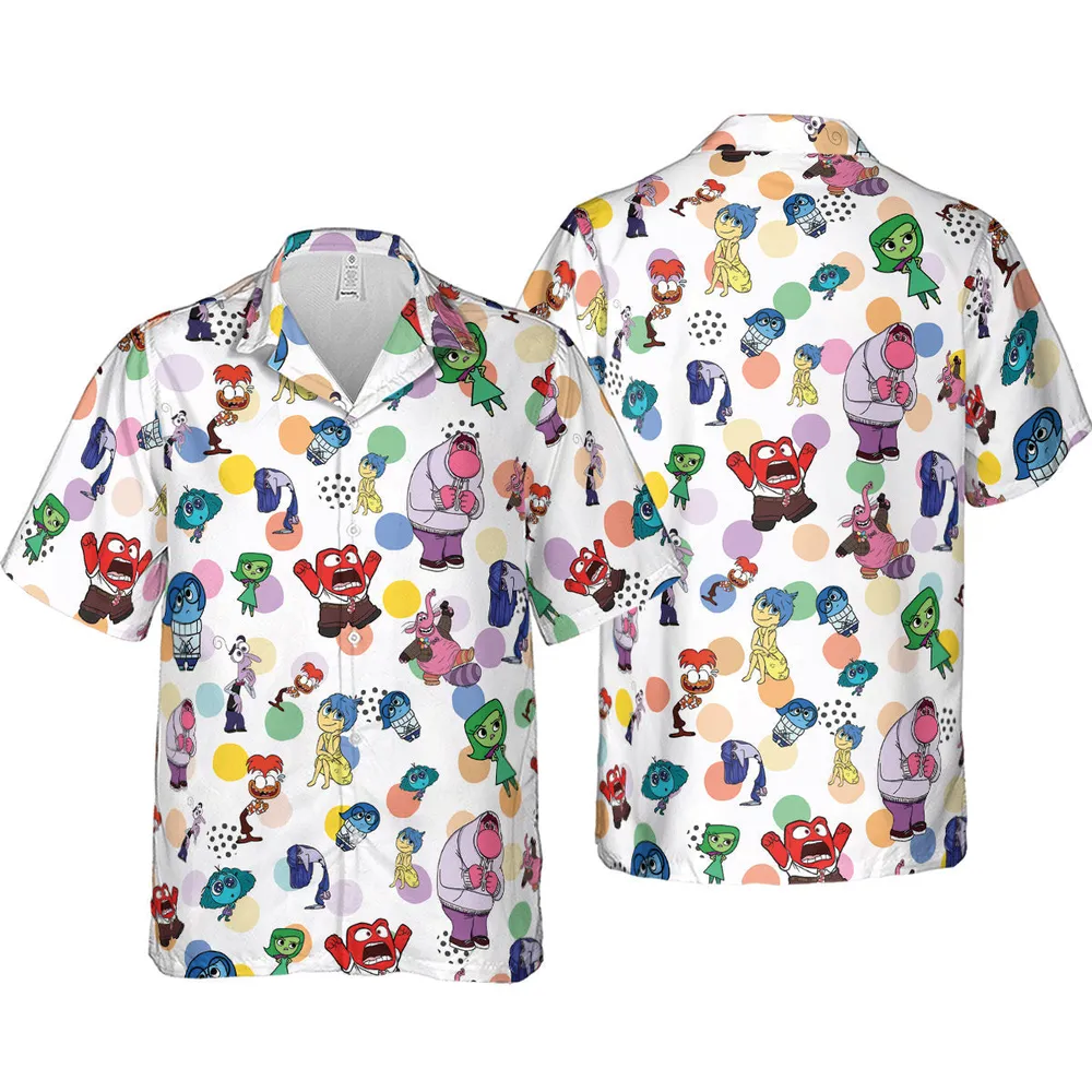 Emotion Characters Inside Out Hawaiian Shirt - 4