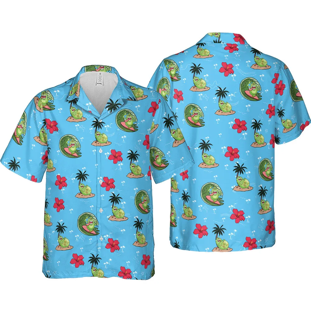 Ghostbusters Slimer Summer Vibes Hawaiian Shirt - 4