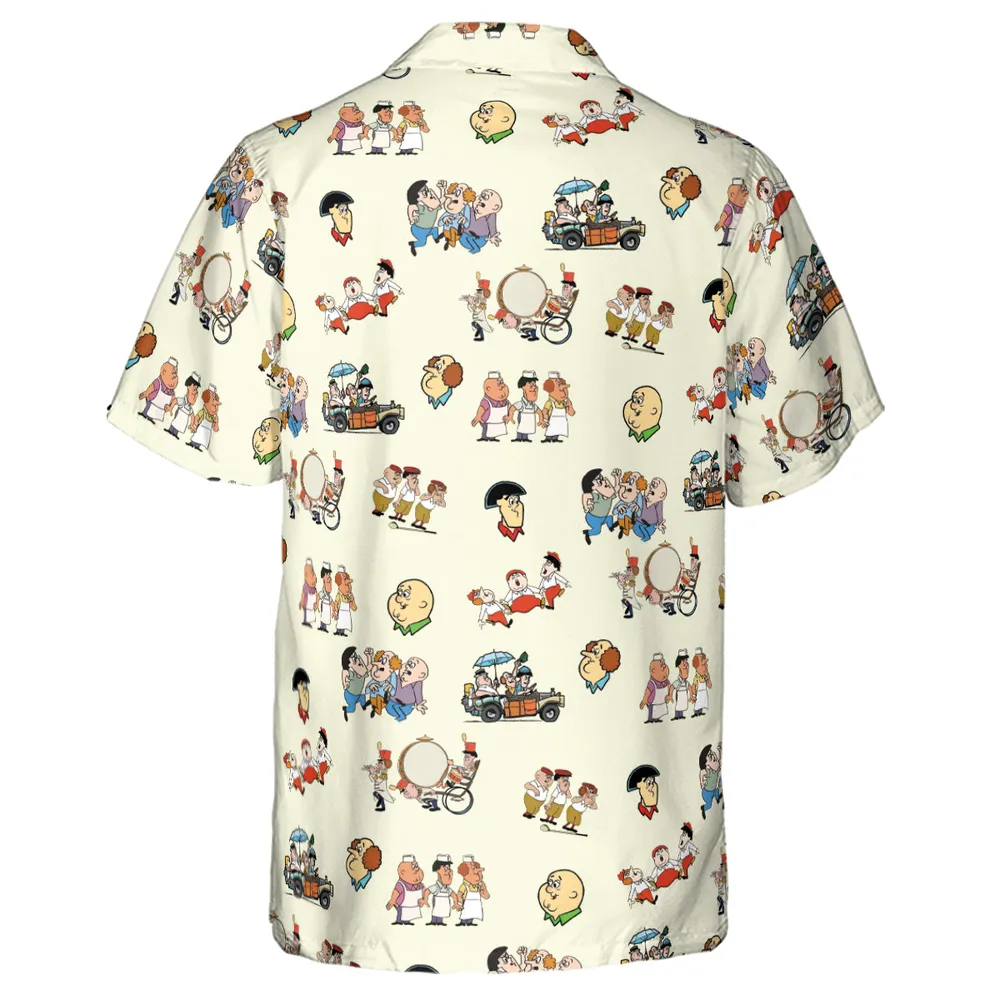 Three Stooges Cartoon 1965 Hawaiian Shirt - 3