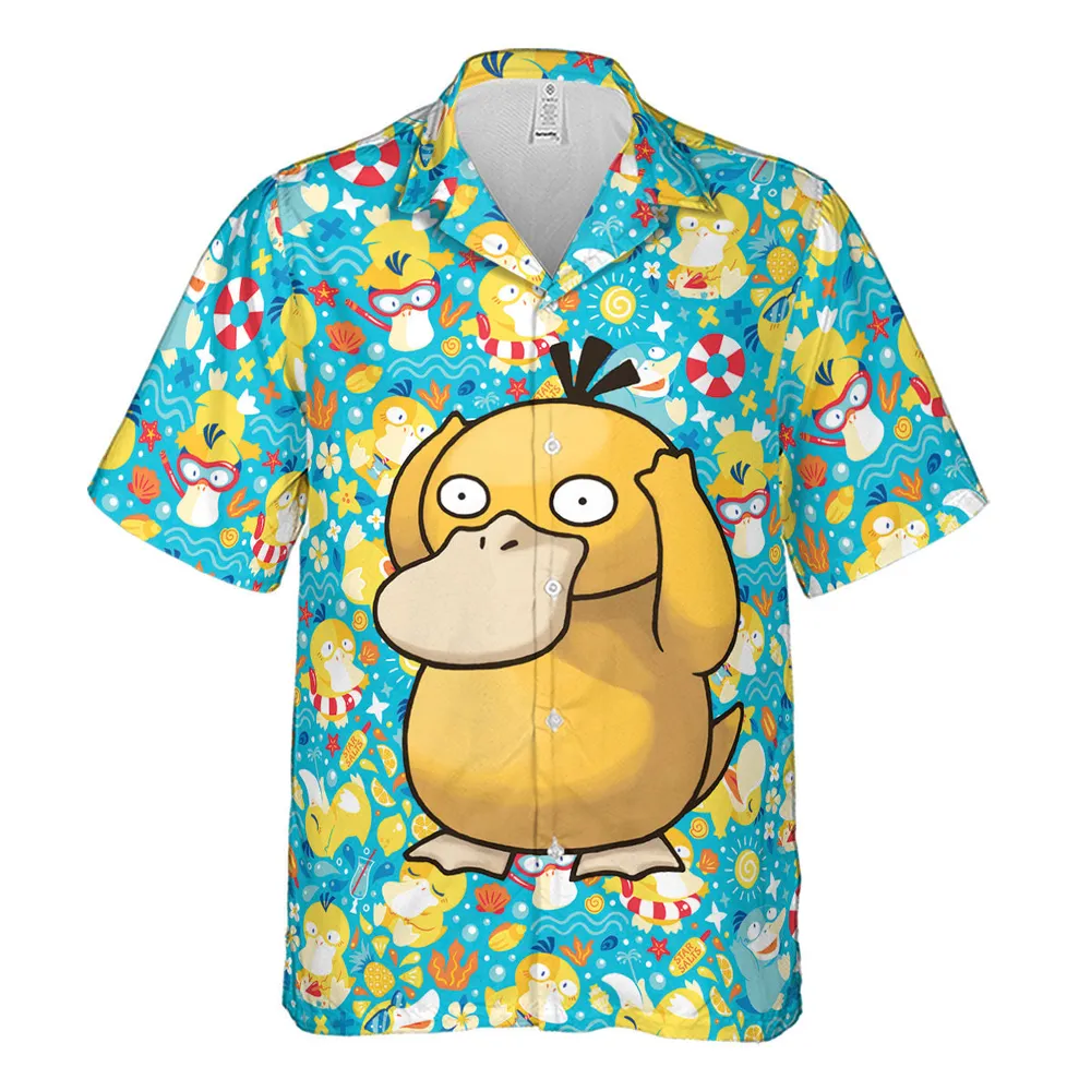 Psyduck Power Pokemon Hawaiian Shirt - 2