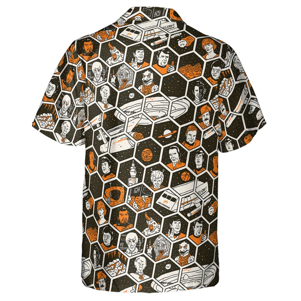 TrekToon Star Trek Hive PatternHawaiian Shirt - 3