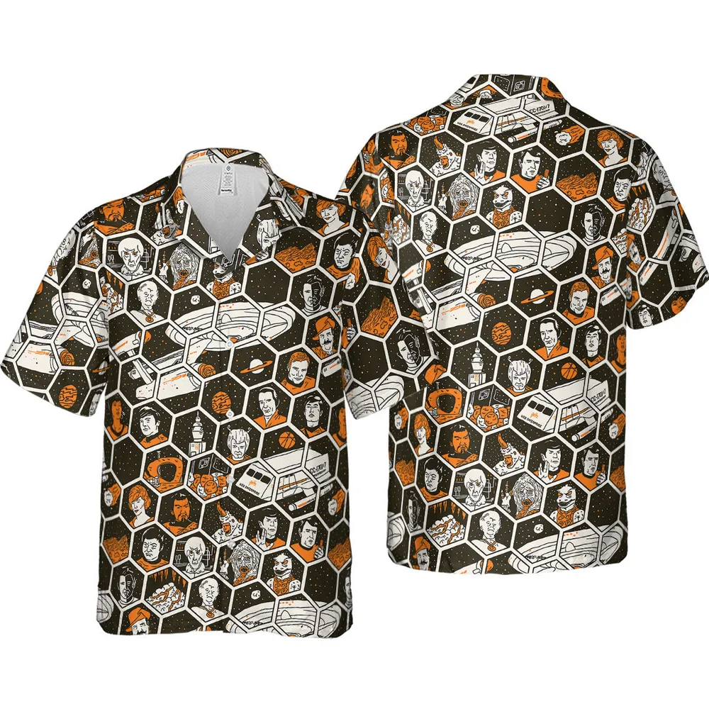 TrekToon Star Trek Hive PatternHawaiian Shirt - 4