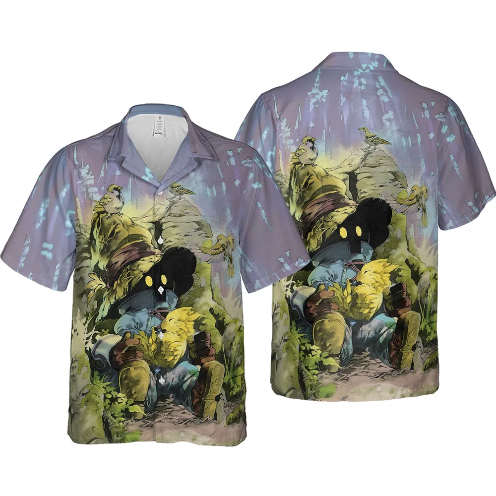 Vivi Rain Final Fantasy Hawaiian Shirt - 4