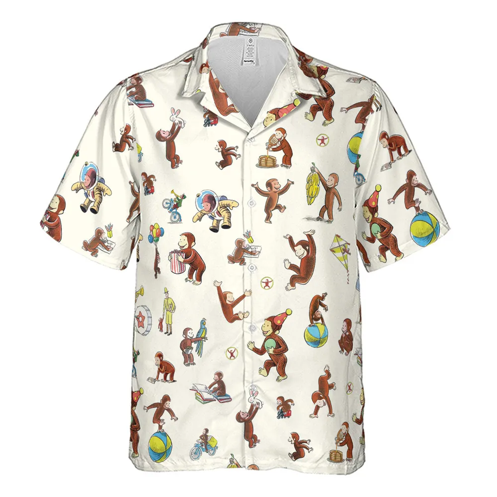 Riotsociety Curious George Hawaiian Shirt - 2