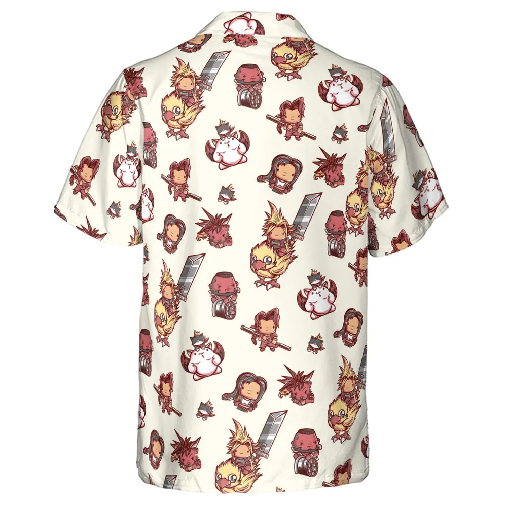 Cute Fantasy Final Fantasy Hawaiian Shirt - 3
