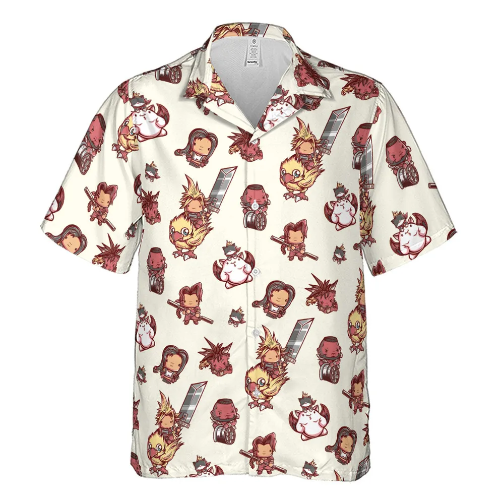 Cute Fantasy Final Fantasy Hawaiian Shirt - 2