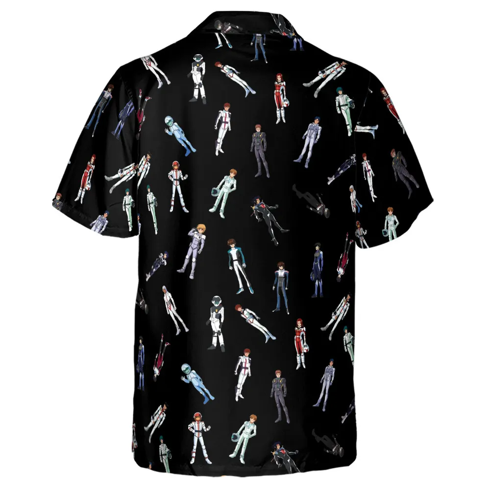 Gundam Pilot Suits Gundam Mobile Hawaiian Shirt - 3