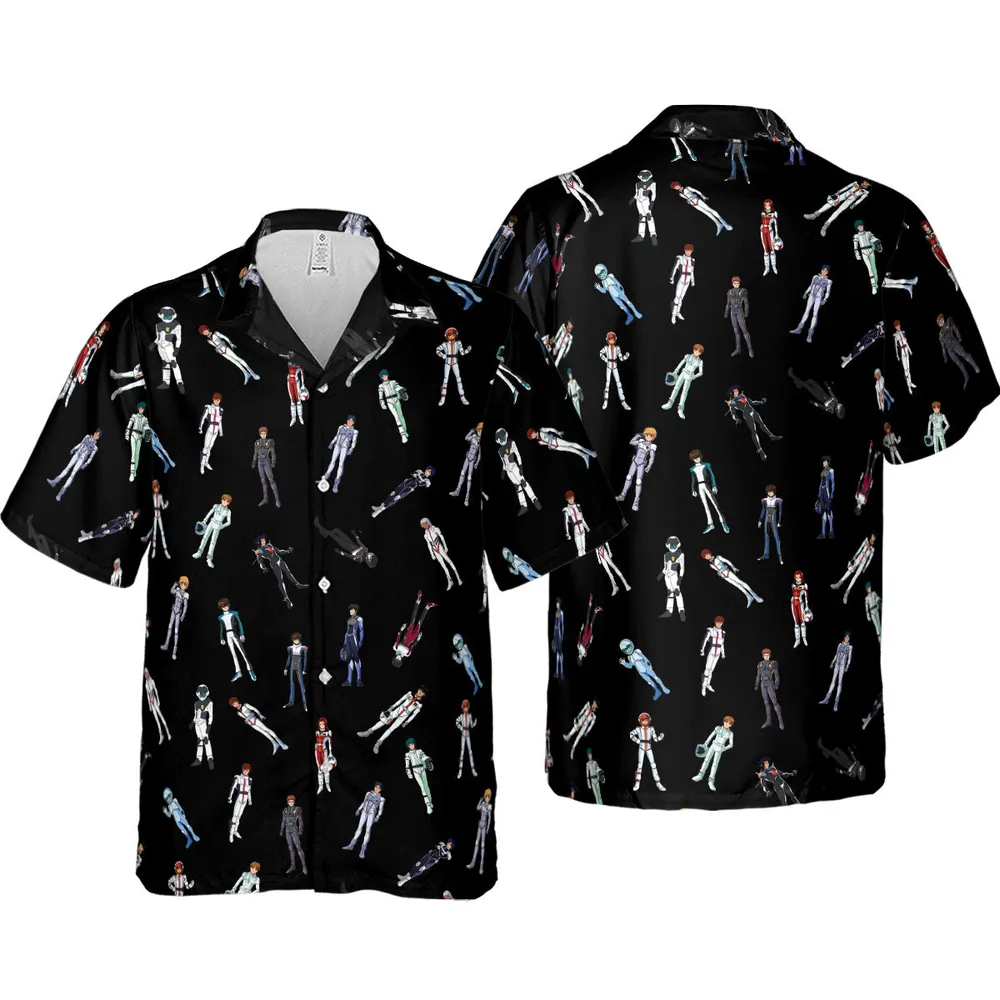 Gundam Pilot Suits Gundam Mobile Hawaiian Shirt - 4