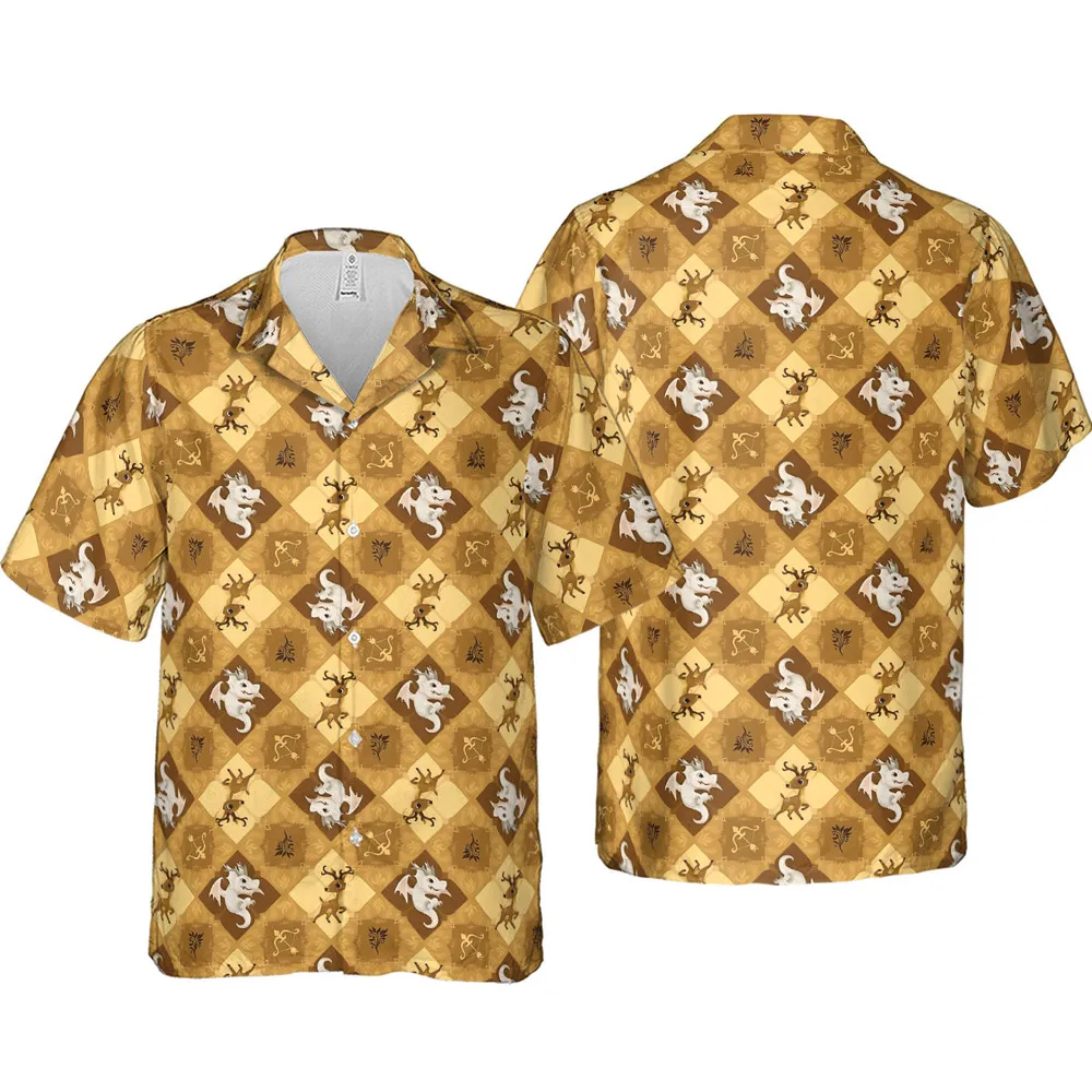 Golden Deer Fire Emblem Hawaiian Shirt - 4