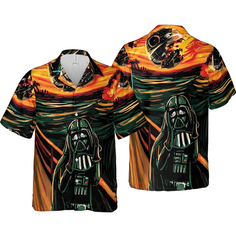Vader Scream Darth Vader Hawaiian Shirt - 4