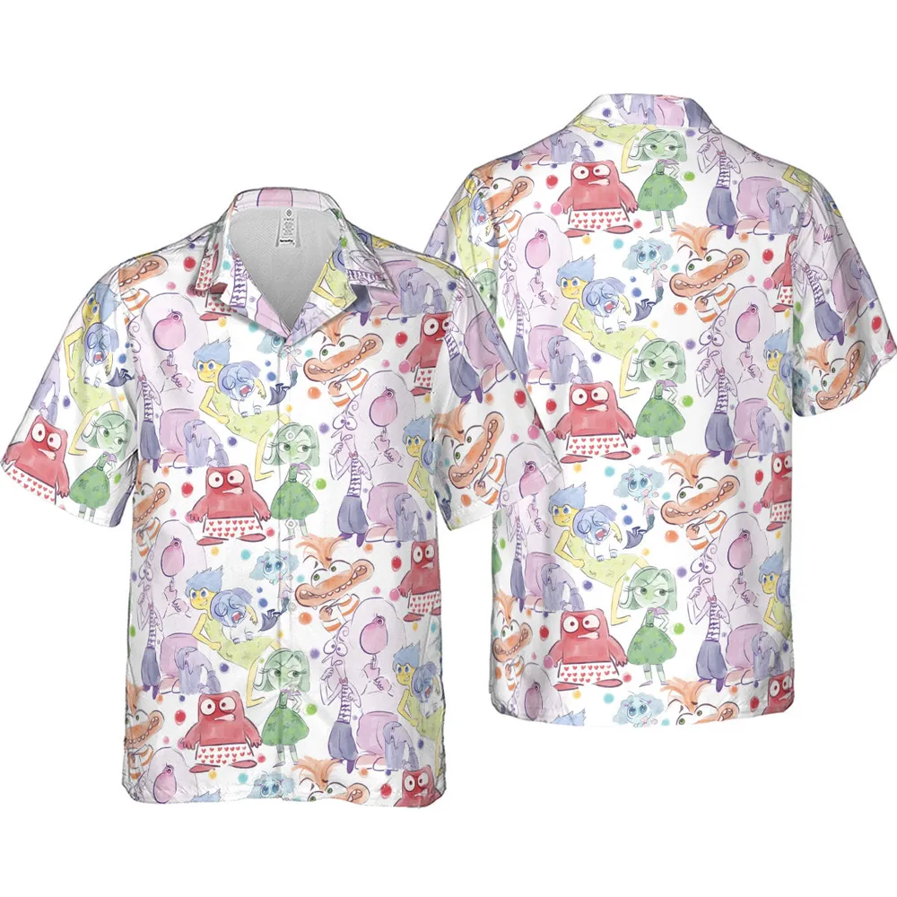 Mood Swing Style Inside Out Hawaiian Shirt - 4