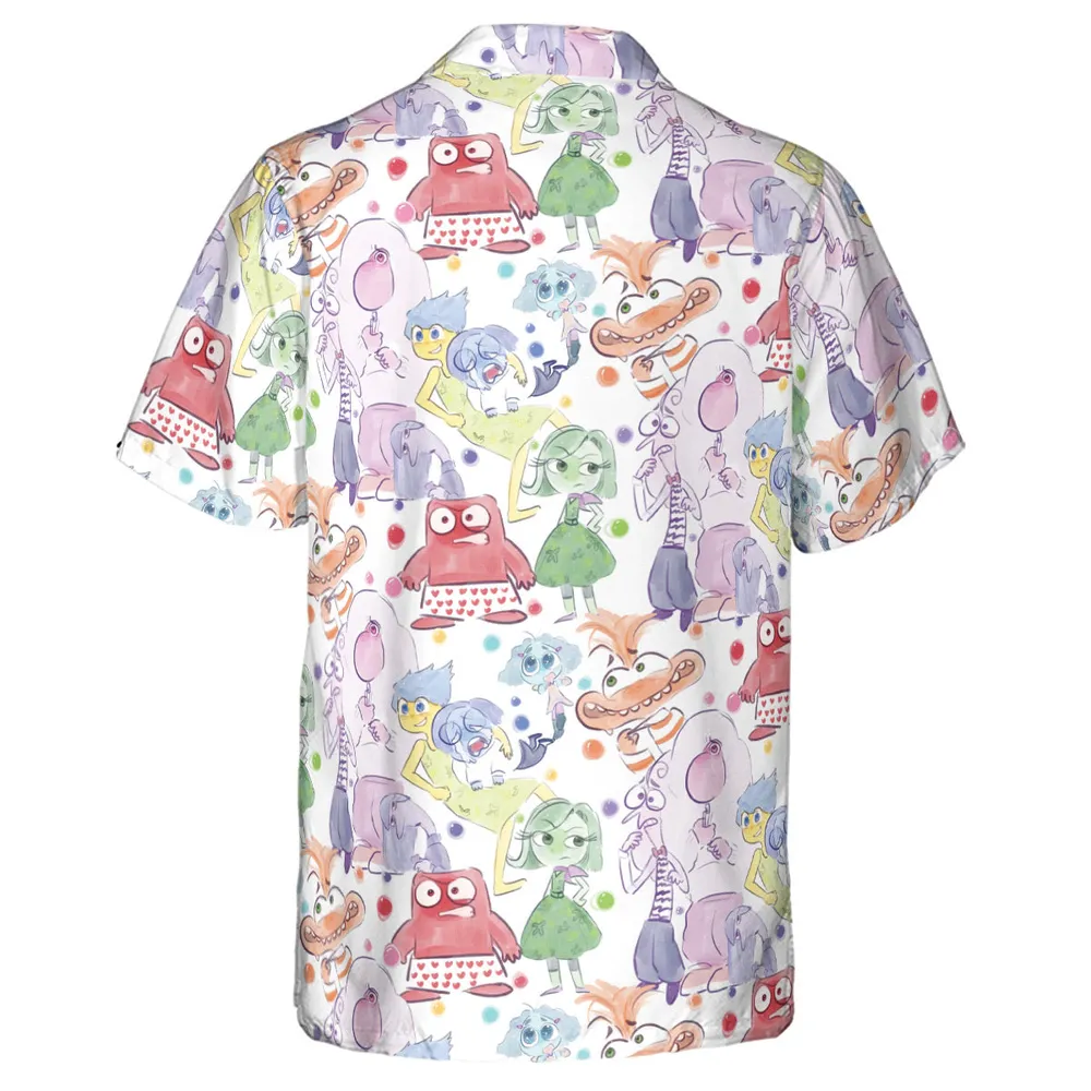 Mood Swing Style Inside Out Hawaiian Shirt - 3