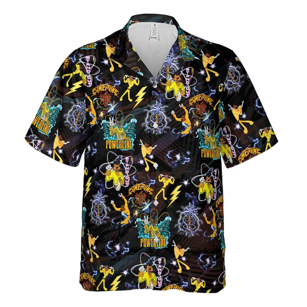 Powerline Concert A Goofy Movie Hawaiian Shirt - 2