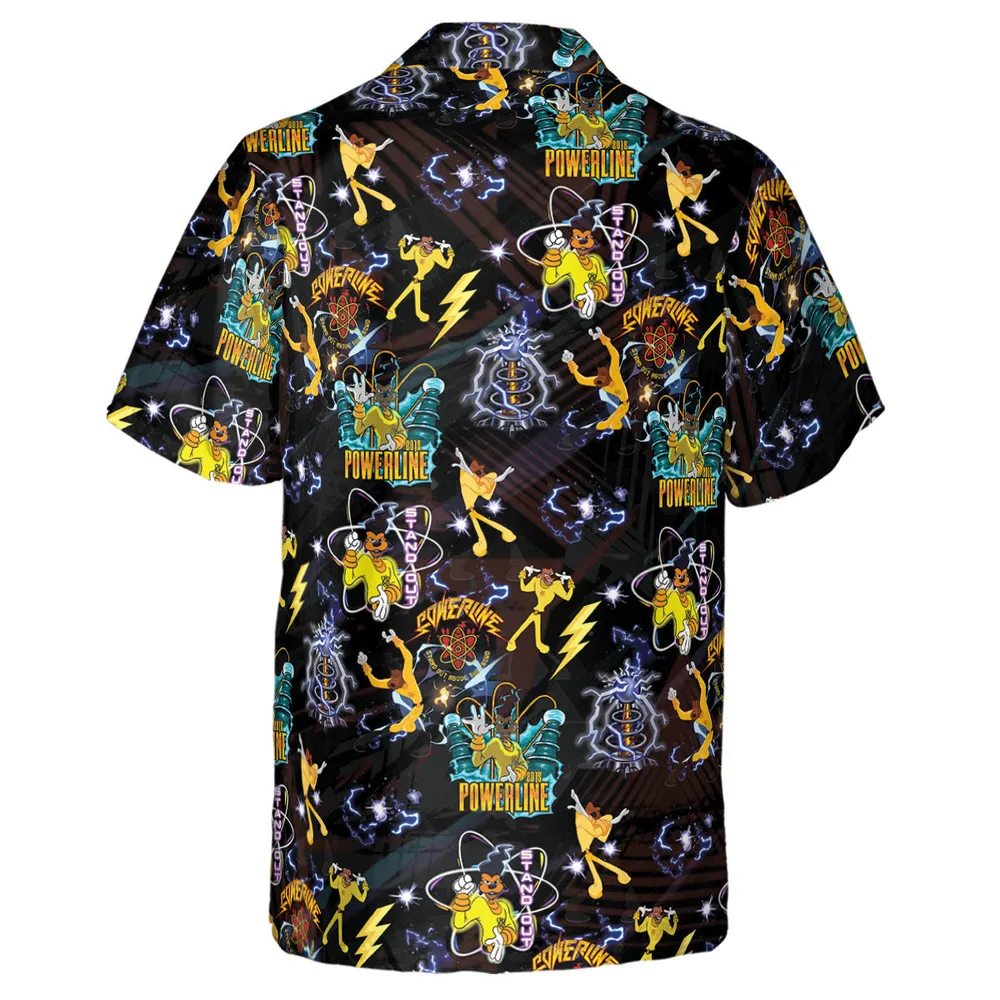 Powerline Concert A Goofy Movie Hawaiian Shirt - 3