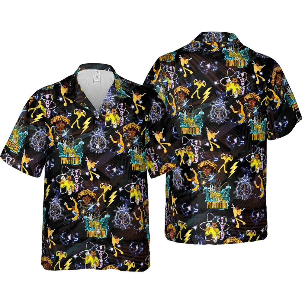 Powerline Concert A Goofy Movie Hawaiian Shirt - 4