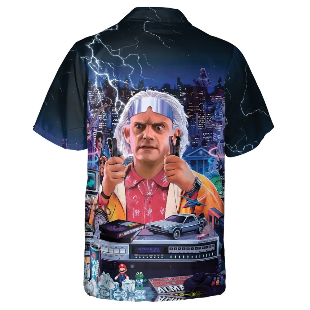 Great Scott! Back To The Future Hawaiian Shirt - 3