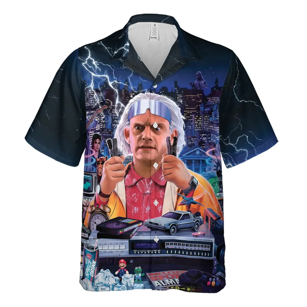 Great Scott! Back To The Future Hawaiian Shirt - 2