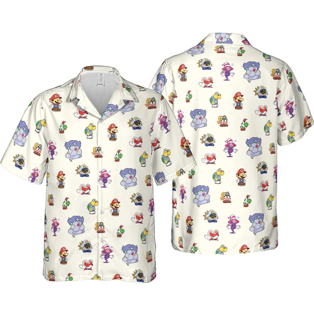 Play In Style Super Mario Hawaiian Shirt - 4