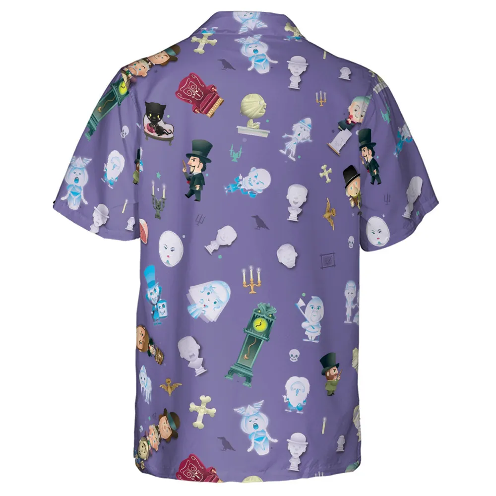 Ghoul Chic Haunted Mansion Hawaiian Shirt - 3