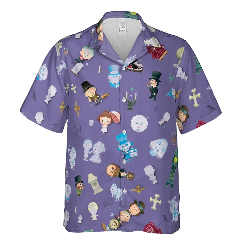 Ghoul Chic Haunted Mansion Hawaiian Shirt - 2