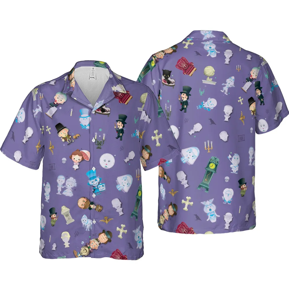 Ghoul Chic Haunted Mansion Hawaiian Shirt - 4
