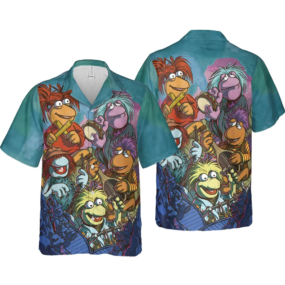 Fraggle Rock Larsen The Muppets Hawaiian Shirt - 4