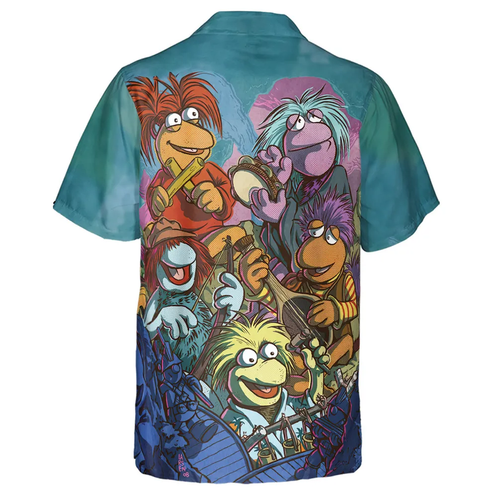Fraggle Rock Larsen The Muppets Hawaiian Shirt - 3