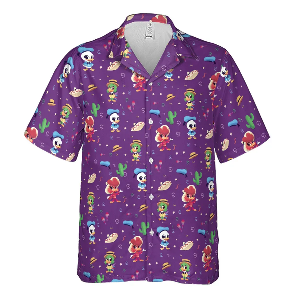 Three amigos Donald Ducktales Hawaiian Shirt - 2