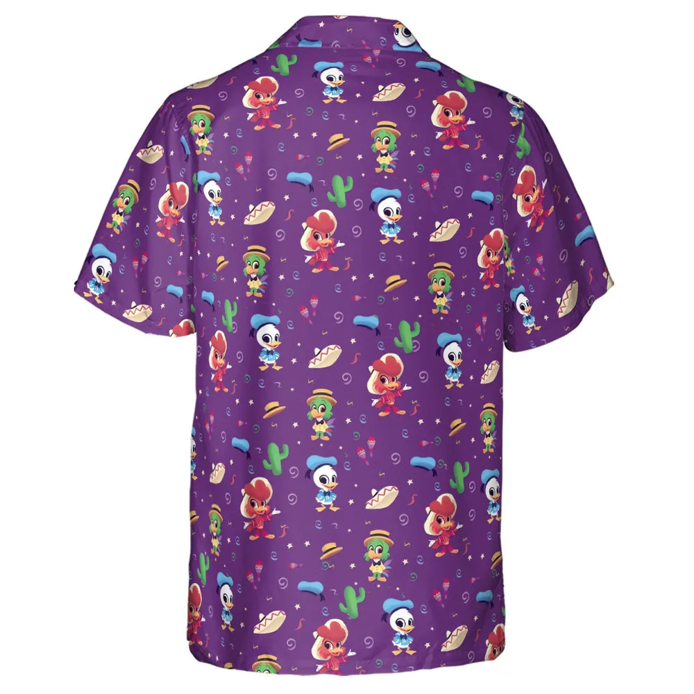 Three amigos Donald Ducktales Hawaiian Shirt - 3