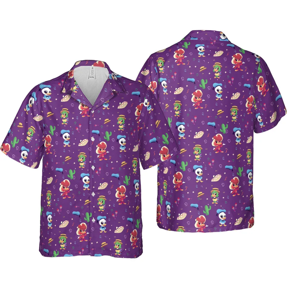 Three amigos Donald Ducktales Hawaiian Shirt - 4