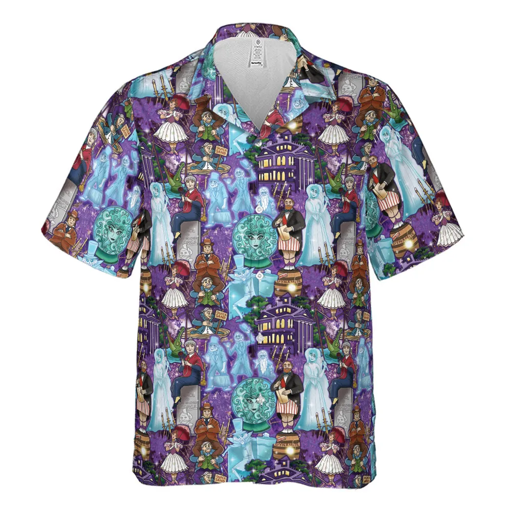 Foolish Mortal Supply Haunted Mansion Hawaiian Shirt - 2