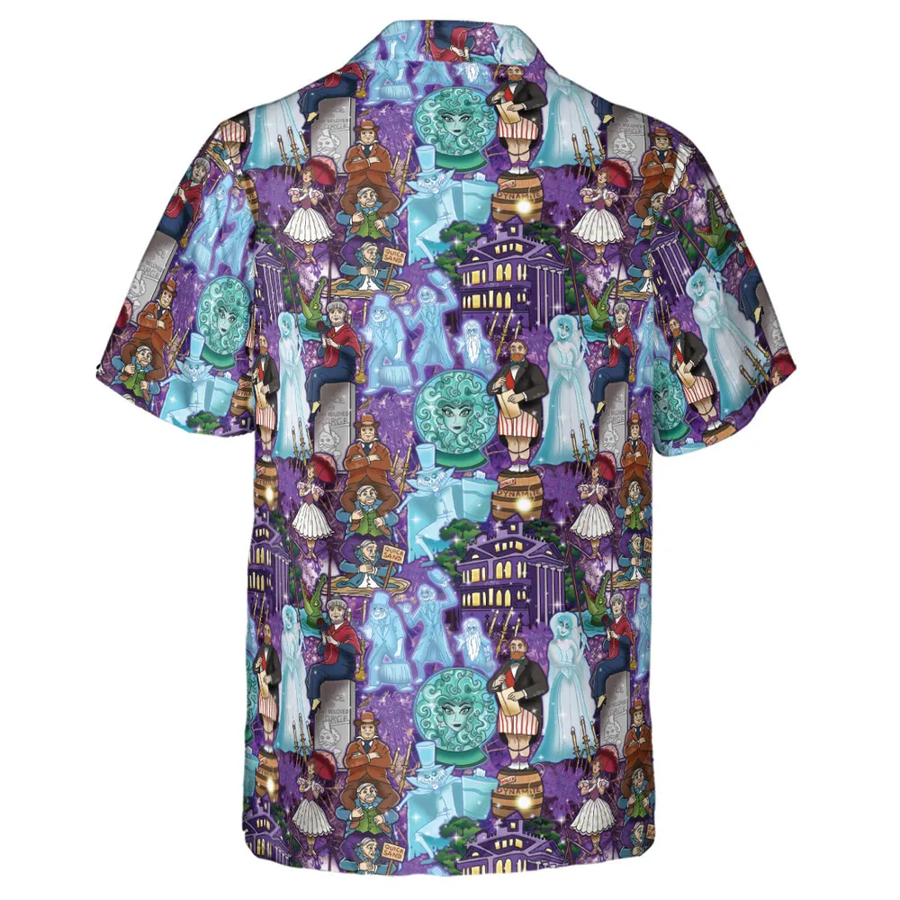 Foolish Mortal Supply Haunted Mansion Hawaiian Shirt - 3
