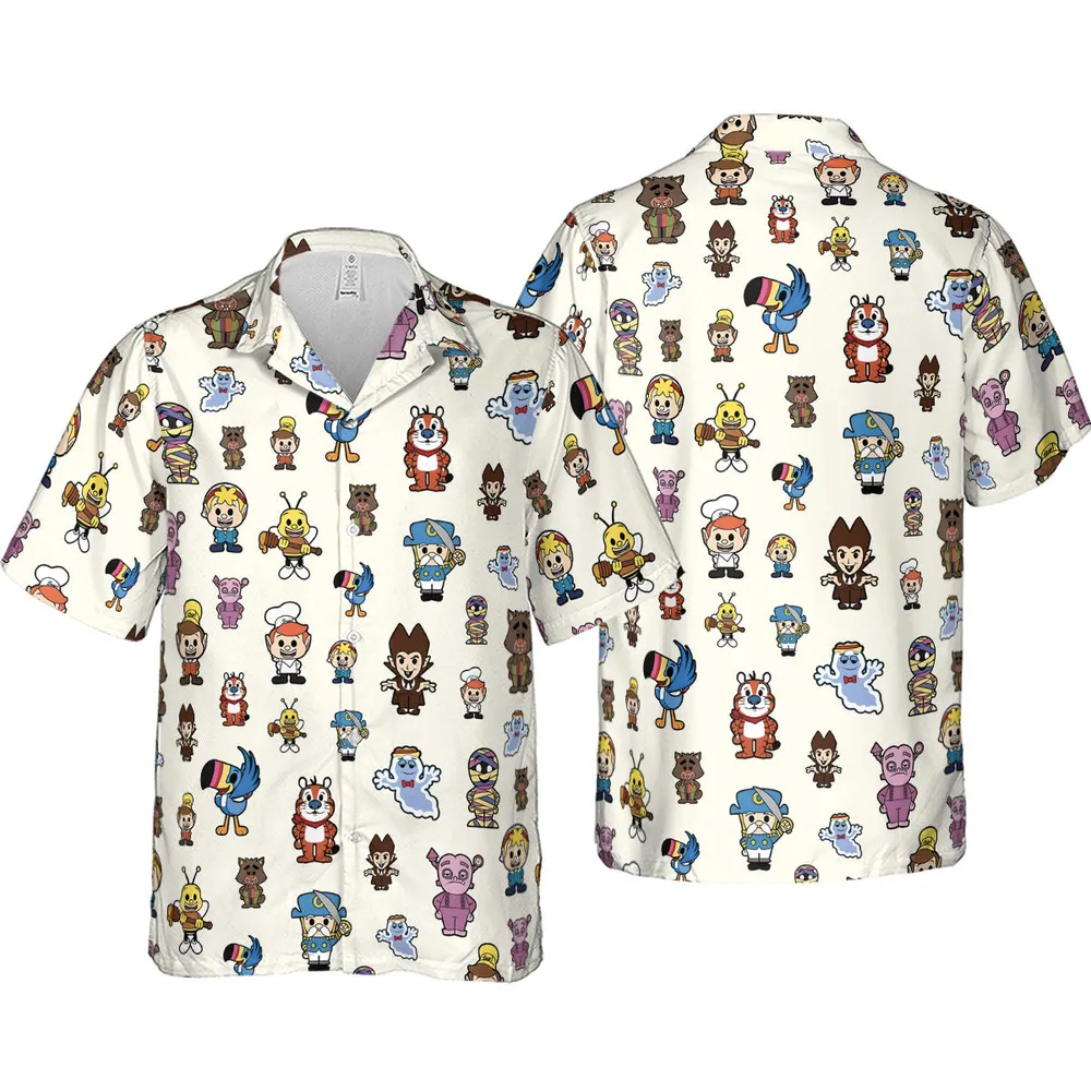 Breakfast Club Cereal Mascot Hawaiian Shirt - 4