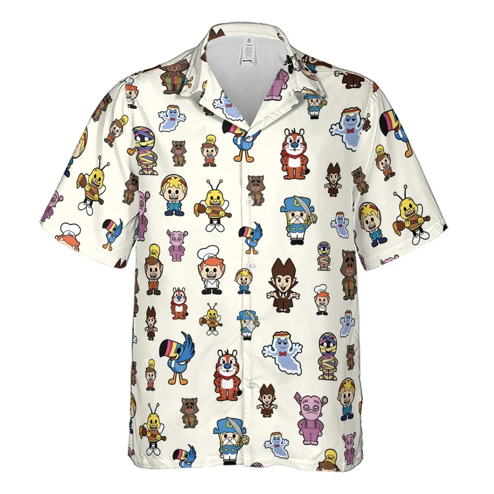Breakfast Club Cereal Mascot Hawaiian Shirt - 2
