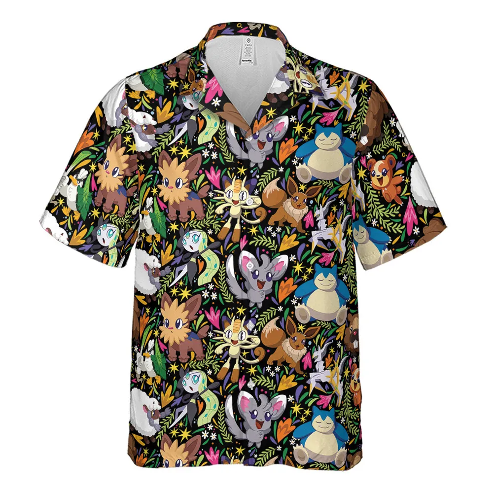 Exotic Tropical Pokemon Hawaiian Shirt - 2
